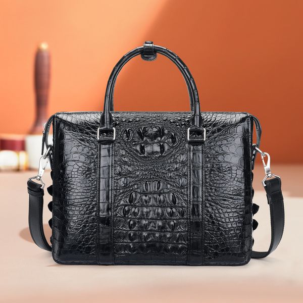 

busins leather handbag men's busins shoulder light xury briefcase