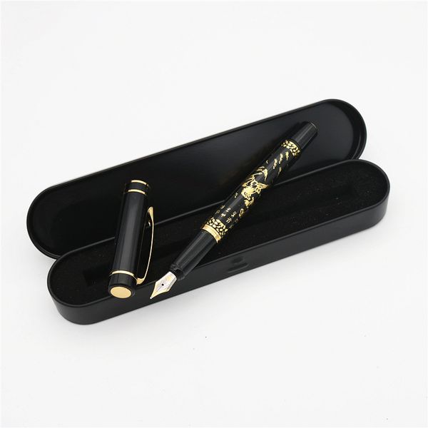 

eight horse pattern hero fill black metal box packaging advanced business pen