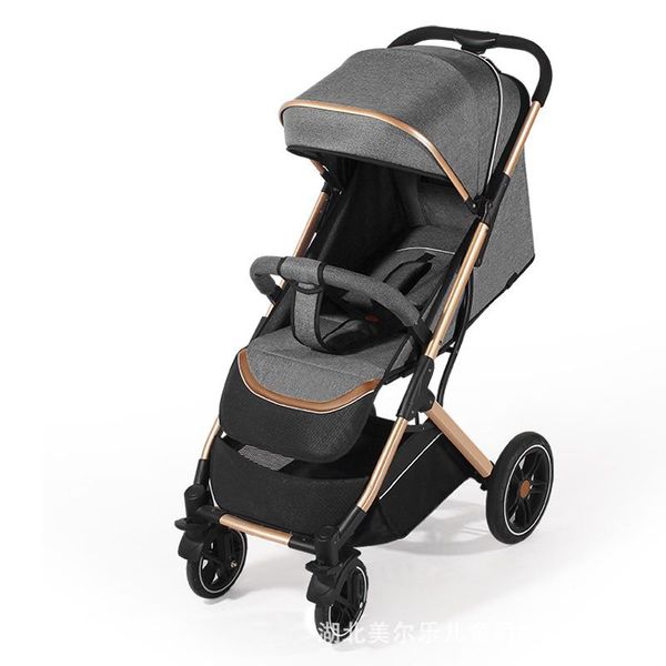 strollers# bbay stroller ultra-light portable travel strollers can sit and recline baby umbrella car folding simple born pram
