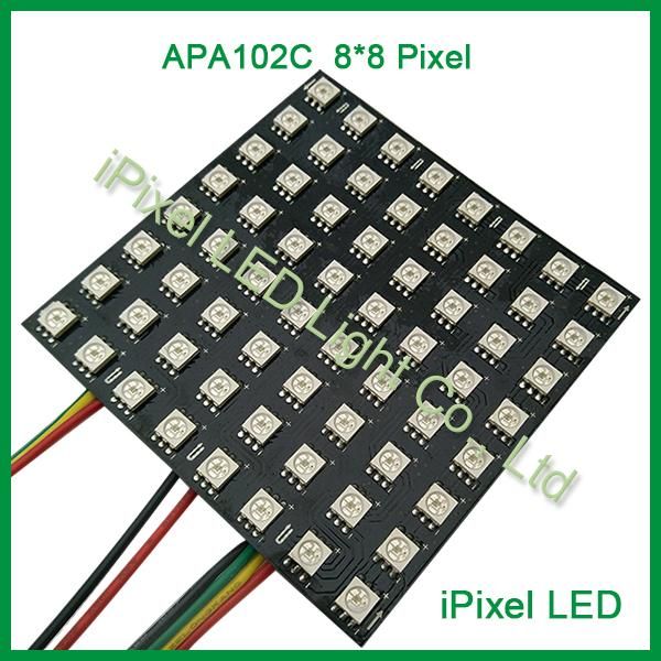 

flexible led panel mini dot matrix apa102 80*80mm modules