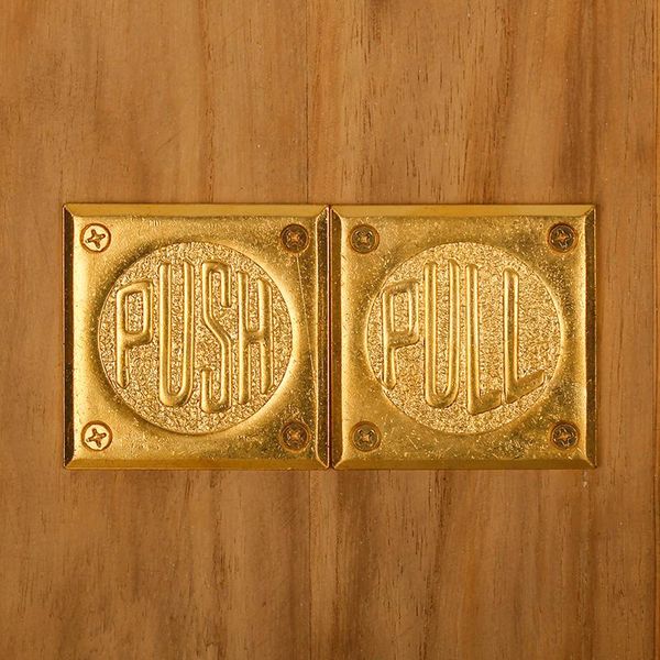 

decorative objects & figurines brass signage cafe bar decoration licensing guides indicator glass door warning home wall logo household prod