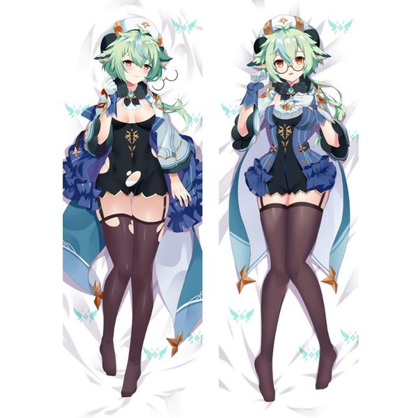 

pillow case 2021 game genshin impact dakimakura hugging body sucrose design long cover home bedding decorative gifts