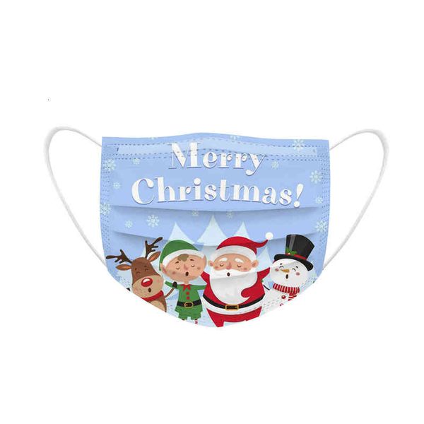 

Party Mask disposable Christmas adult and child printed protective pack face