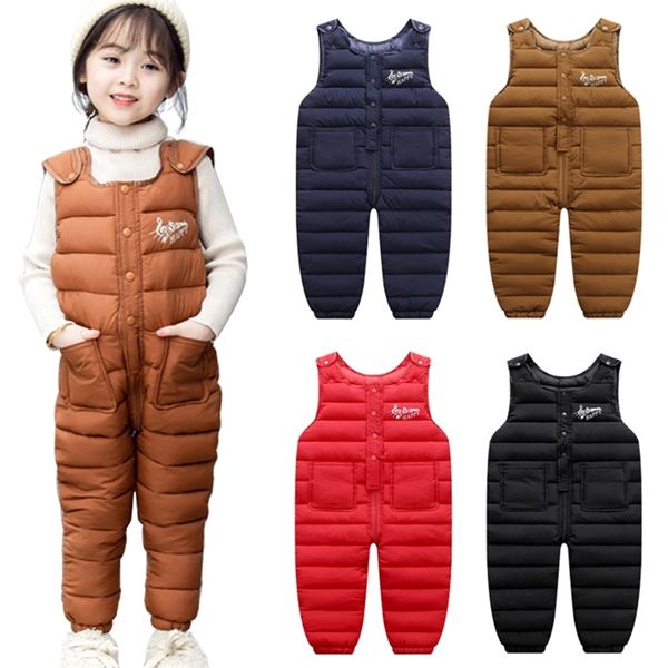 Pantaloni invernali per bambini per ragazze Leggings Pantaloni caldi per bambini in cotone Pantaloni per ragazzi Pantaloni impermeabili per bambini Cute Outwear Tute per bambini 210306