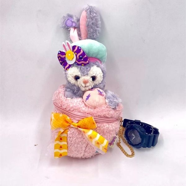 

stella star dalu rabbit shirley mei messenger bag handbag plush toy doll lovely ballet rabbit pink