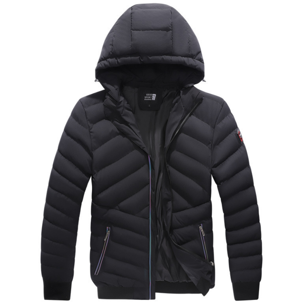 

men's vests men 2021 winter brand warm thick hooded jacket parkas coat casual outwear windproof hoodies jaqueta masculina my500, Black;white