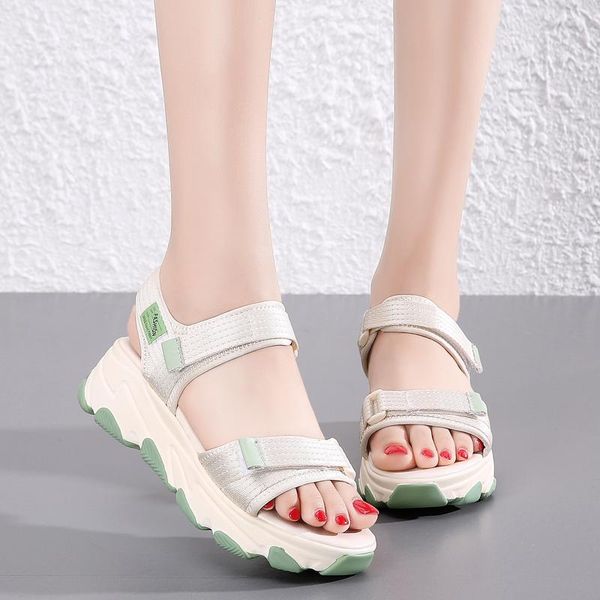 

sandals 2021 spring platform summer adjustment women chunky black female comfortable wedges ladies sandalia shoes