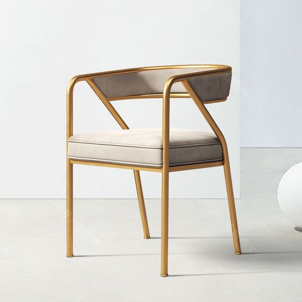 

light luxury dining room furniture velvet chair fashion restaurant l sponge cushion dining chair home dressing table casual backrest armchai