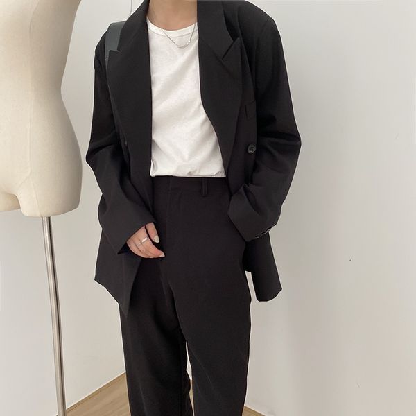 

women's suits & blazers black plus size elegant femme women vintage long sleeve warm blazer jackets office ladies coats good q, White;black