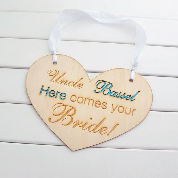 

party decoration personalized wedding sign rustic wooden signs here comes your bride