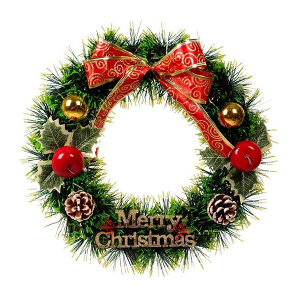 

novelty items merry christmas artificial pine wreath for front door wall window fireplace farmhouse home decoration