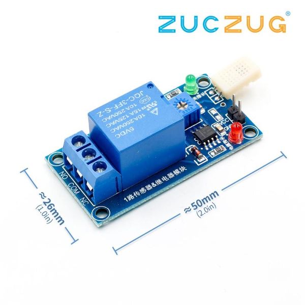 

integrated circuits youe shone dc 5v 1-channal 1ch humidity sensor switch relay module control board