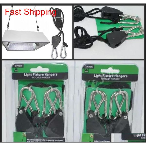

1 pack 2 pieces of 1/8 rope ratchet hanger plant lamp hanging on the rope lifting hook ratchet ho jlleyp xhlight
