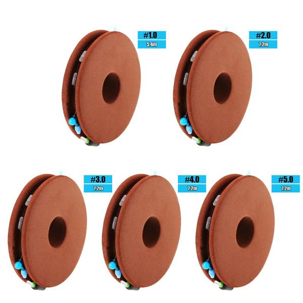 

braid line nylon fishing group with swivel float holder space bean foam spool main accessories 1pcs 5.4/7.2m