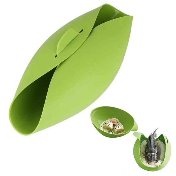 

bowls silicone bread baking bowl multi microwave oven fish steam heat resistant reuseable folding cooking kitchen tool