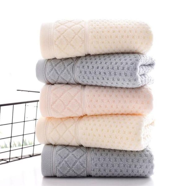 Toalha 3pcs por conjunto Honeycomb algodão toalhas de mão em casa