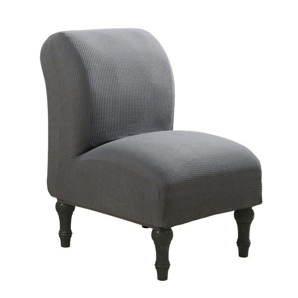 

knitted removable easy install soft dustproof stretch covers waterproof washable armless chair slipcover furniture protector