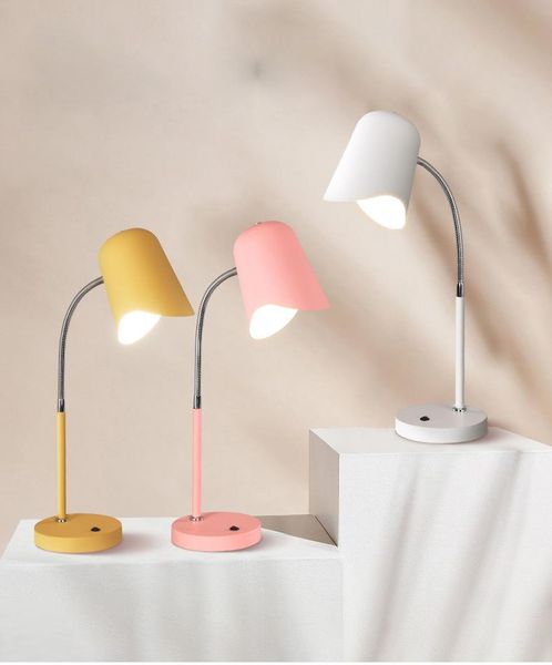 

table lamps lamp macaron desk bedside color simple modern trend big house living room conference white black