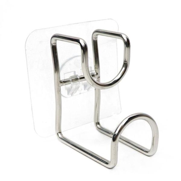 

hooks & rails wall mounted strong adhesive hook door sticky hanger holder stainless steel wash basin kitchen bathroom