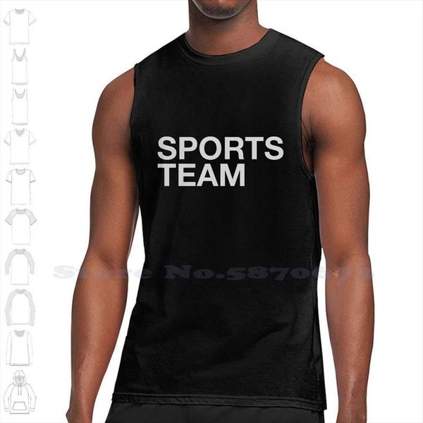 

summer funny tank sleeveless vest for men women sports teams, White;black