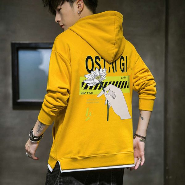 

sports sweater men s hooded fashion brand autumn multicolor spring, Black
