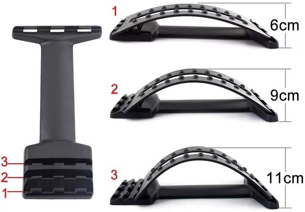 

accessories selling lumbar massage stretcher back support device for pain relief