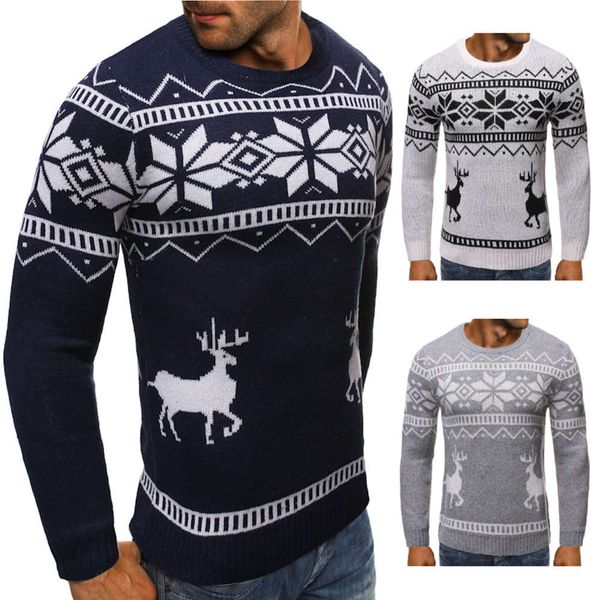 

new youth casual slim round neck fawn bottomed men's sweater, White;black