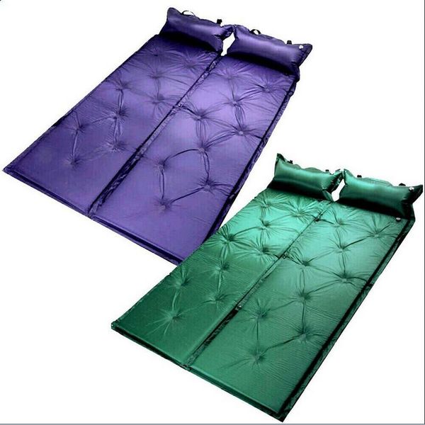 

cushion/decorative pillow double self inflating pad sleeping mattress air bed camping hiking mat 180cm x 120cm portable travel