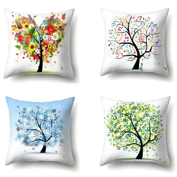 

pillow case cartoon printed pattern cushion cover throw decorative sofa cushions