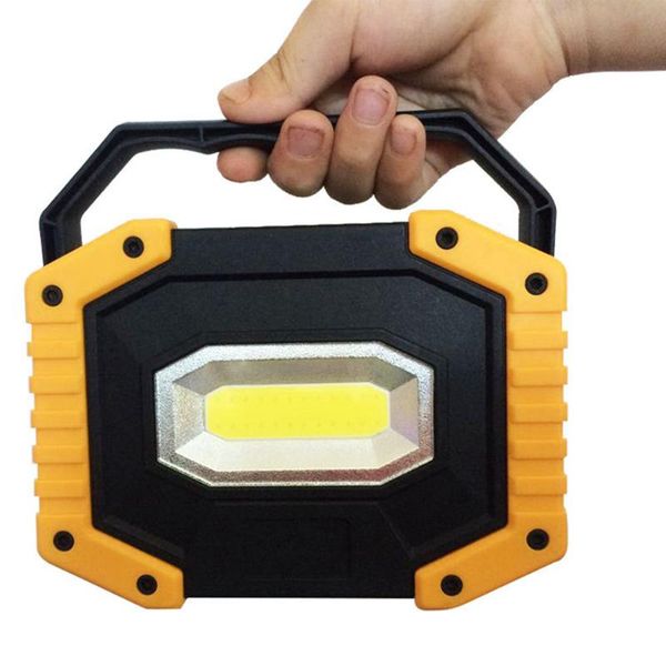 

30w work light portable waterproof flood light high low strobe for outdoor camping hiking emergency car repairing