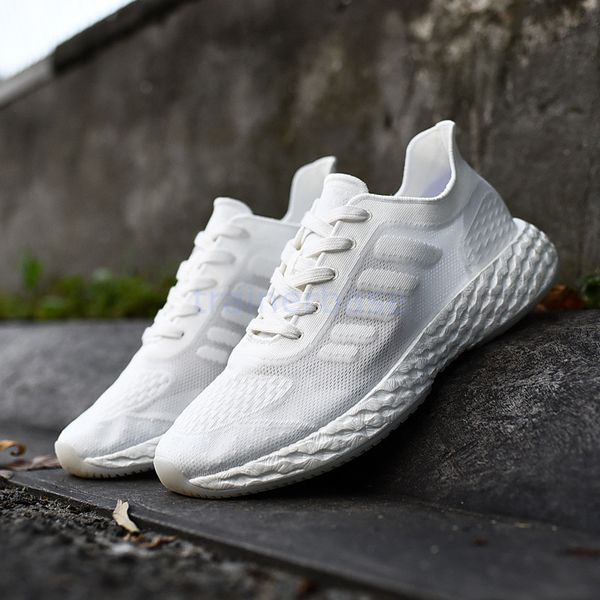 

us 5.5 eur 40 treeperi basf runner 711 v2 platform running shoes triple white men women sports trainers sneakers