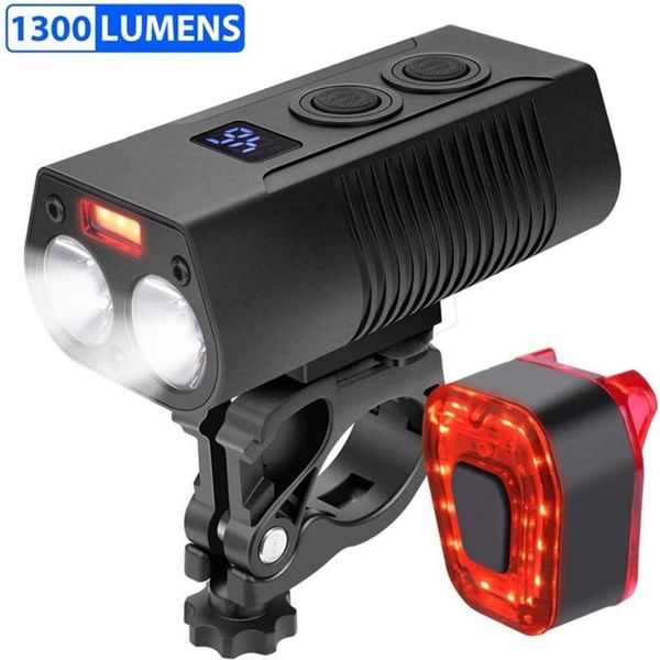 

led bicycle light usb rechargeable night riding lamp high brightness waterproof handlebar mounted headlight headlamp