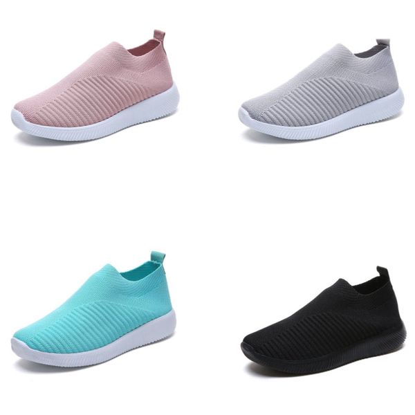 

lovers' sports shoes flying woven round head flat bottom leisure net gauze/gjw73010