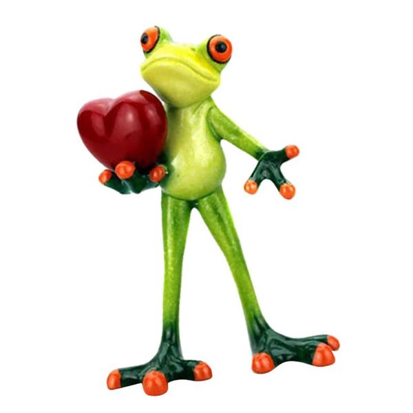 

decorative objects & figurines cute animal frog 3d creative funny fairy garden kawaii dollhouse decor ornaments diy accessori