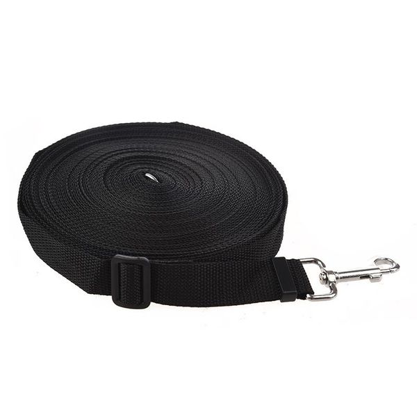 

black 20m long dog puppy pet puppy training obedience lead leash