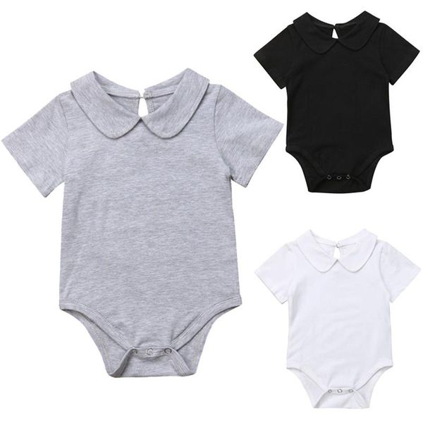 

jumpsuits born baby boy girls romper sunsuit outfit kids clothes, Blue