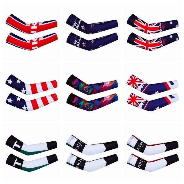 

elbow & knee pads weimostar cycling arm warmers basketball sleeve uv protection outdoor sport mountain bike compression cover, Black;gray