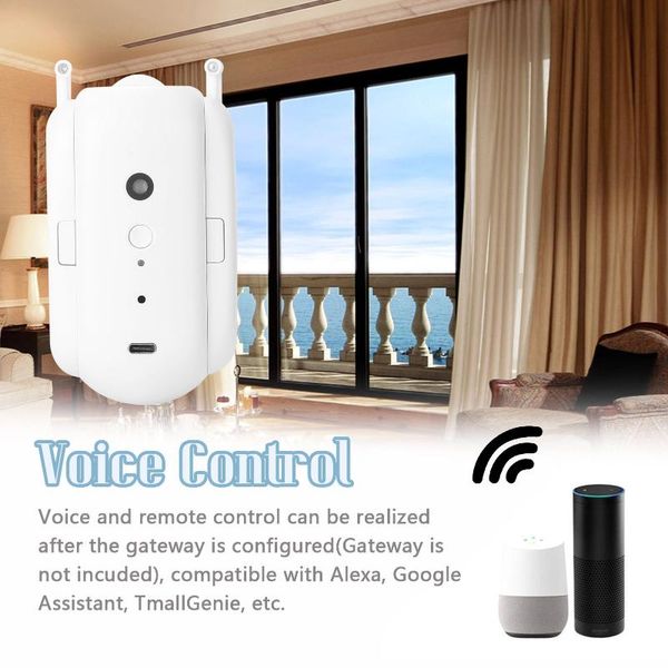 

smart home control tuya curtain motor bt voice switch electric robot app timer compatible with alexa google