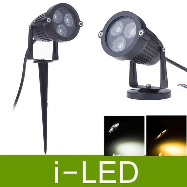 

led light outdoor 9w garden light led lawn lamp waterproof ip65 flood spot landscape lamp 7 colors ac85-265v or 12v