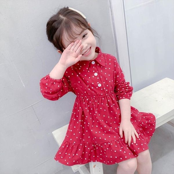 

baby girl toddler girls fashion dress clothes korean party vestidos for kids birthday children fall clothing 1 7 years, Red;yellow