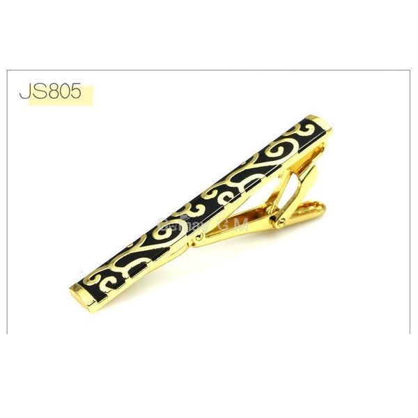 

gold tie clip for men classic meter tie clips copper tie bar golden collar pin crystal business jllvya, Blue;purple