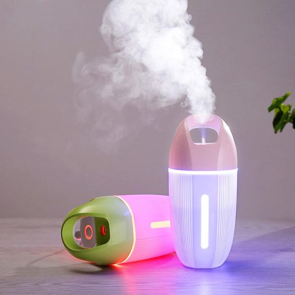 

fragrance lamps 260ml humidifier ultrasonic mini usb fogger led purifier essential oil diffuser car air freshener