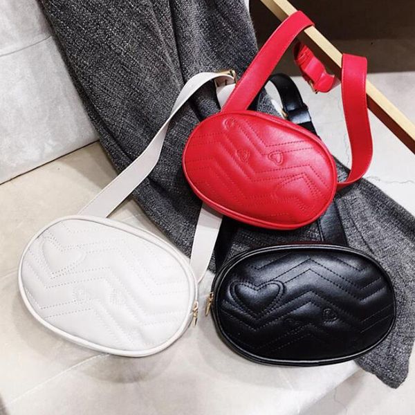 

waist bags 2021 fashion 3 colors hight quality pure color bag women fanny packs belt leather chest handbag