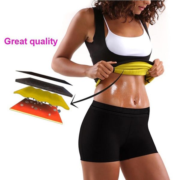 

women's shapers sport fitness fat burning sheath tummy trimmer neoprene shapewear women waist trainer vest sweat sauna slimming body sh, Black;white