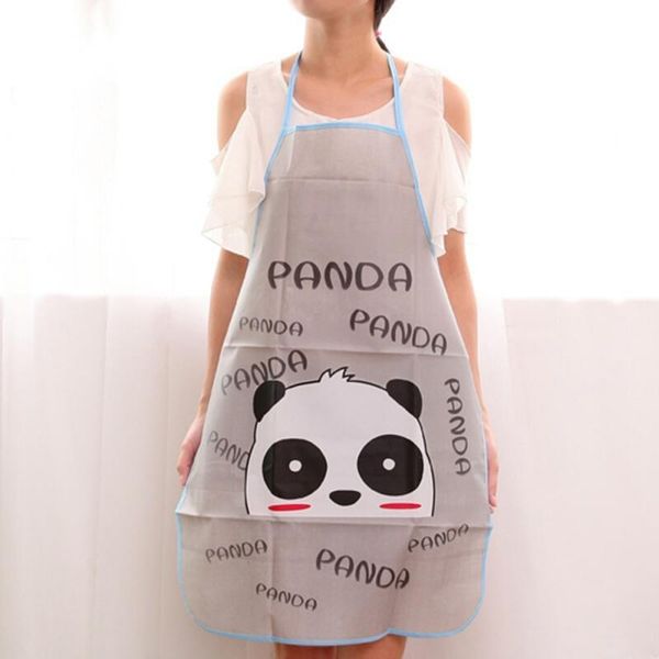 

aprons kitchen apron sleeveless cartoon for women home cleaning dust-proof coat waterproof reusable delantal cocina