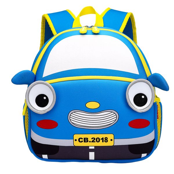 

3d little car school bags for kids fashion schoolbag designer waterproof children school backpack girl boys bag mochila infantil