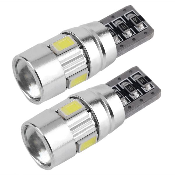 

2021 new car styling auto led t10 194 w5w canbus 10 smd 5630 for cree led light bulb no error led light parking t10 car side light fast ship