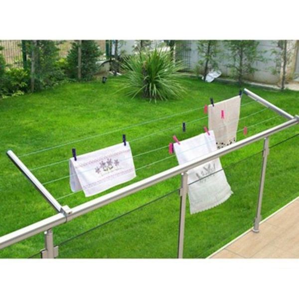 

hangers & racks balcony clothes drying hanger aluminum laundry handrailing