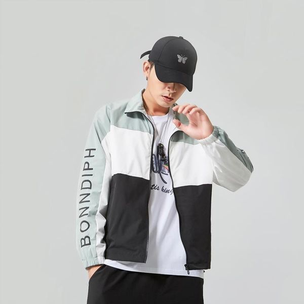 

men's jackets manloric classic bomber, Black;brown