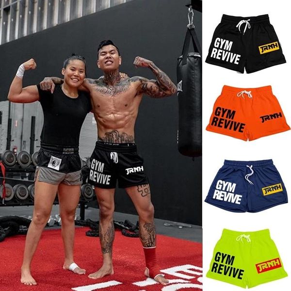 

men's shorts gym men 2021 summer sport running mesh quick dry training workout bodybuilding short pants, White;black